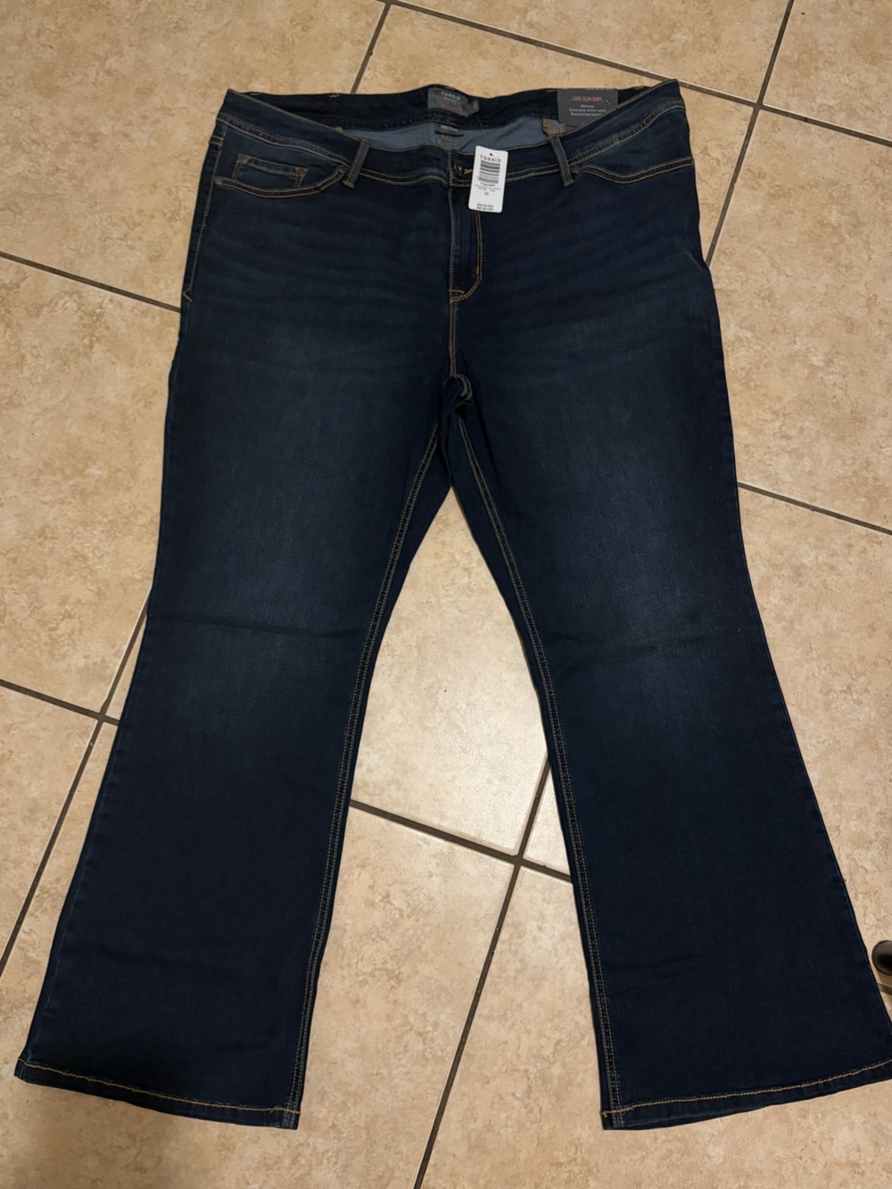 Torrid Dark Blue Bootcut Jeans